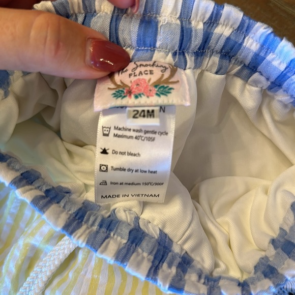 NWOT The Smocking Place Swim Trunks - Picture 2 of 4